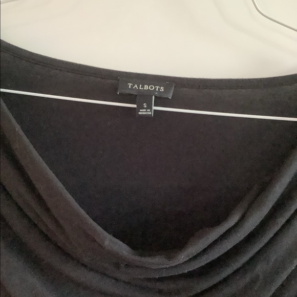 Talbots draped neck blouse - Picture 2 of 2